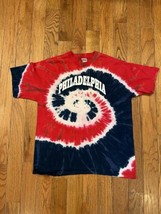 Vintage Retro Philadelphia Tie Dye T-Shirt Mens Adult Large Casual Tee Top - £18.95 GBP