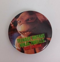 1991 Teenage Mutant Ninja Turtles The Movie Michelangelo 2&quot; Pin Button - $5.36 CAD