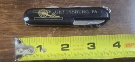 5 Function Stainless Steel Multi Tool Black Gettysburg Pa Vtg Pocket Kni... - $24.75