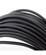 100 Ft 1/4 Wire Loom Split Tubing Auto Wire Conduit Flexible Cover - £24.51 GBP