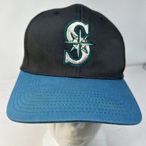 Seattle Mariners Hat Cap Blue Green Snap Back VINTAGE Baseball Read - £16.57 GBP