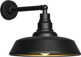 24&quot; Black Gooseneck Barn Light – Outdoor Wall Fixture for Farmhouse &amp; Patio - $439.55