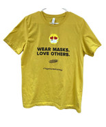 KEEN Men’s Large T Shirt Yellow Hiking Outdoor Social Distance Safety Em... - £9.24 GBP