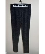 Victoria’s Secret Black Leopard Print High-Rise Leggings  Stretch Fit sz 16 - $10.89