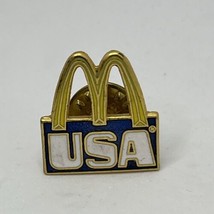 McDonald’s US Olympics USA Employee Crew Fast Food Enamel Lapel Hat Pin - £4.75 GBP