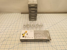 CEC 7443 Miniature Automotive Light Bulb T6 12V 21/5W 2K6 Shop Lot 70 Bulbs - $39.98