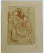 Salvador Dali Hand Signed &amp; Numbered original woodcut The Divine Comedy ! - $14,192.87 MXN