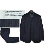 MICHELE D´AMBRA by TOMBOLINI Suit 54 EU/ 44 US / 44 UK Made Italy TM01 T3P - £105.14 GBP