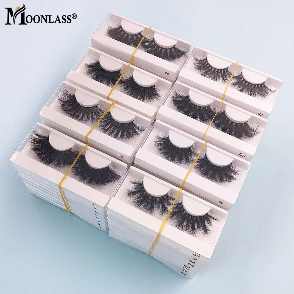 M mink eyelashes packing boxes wholesale fluffy cruelty free 5d mink lashes custom logo thumb200