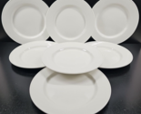 7 Steelite White Dinner Plates Set Restaurant Ware Diner Dishes 2012 Eng... - $98.67