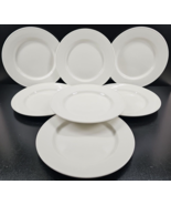 7 Steelite White Dinner Plates Set Restaurant Ware Diner Dishes 2012 Eng... - £79.06 GBP