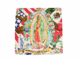 22&quot;X22&quot; Mexico Virgin Mary Guadalupe Cotton Premium Quality Bandana Band... - £12.11 GBP