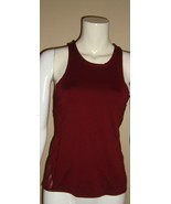 Lululemon Burgundy Tank Top With Built it Bra Mesh Detail at the back Si... - €25,79 EUR