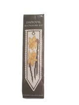 Textile Heritage Daffodils Counted Cross Stitch Bookmark Kit floral book... - $14.83