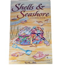 RARE! Red Farm Studio Giant Coloring Book Shells Seashore 18 in x 12 in - £15.00 GBP