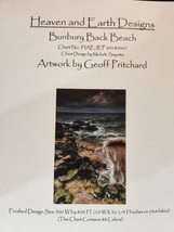 Heaven And Earth Designs Bunbury Back Beach Cross Stitch Chart - £11.50 GBP