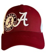 Alabama Crimson Tide top of the world 3 patch one fit stretch hat L/XL - $15.73