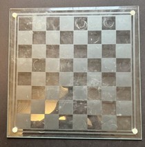 Glass Chess Checkers Board - £19.57 GBP