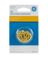 36&quot; Polished Brass beaded #6 Ball PULL CHAIN EXTENSION for ceiling fan G... - €14,75 EUR