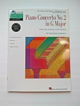 Hal Leonard Piano Concerto No. 2 In G Major 2 Pianos Sheet Music Cd Included - £3.95 GBP