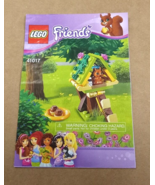 LEGO FRIENDS 41017 SQUIRREL&#39;S TREEHOUSE INSTRUCTION BOOKLET MANUAL ONLY - £4.46 GBP