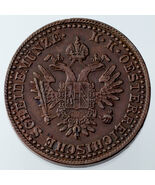 1851-A Austria 2 Kreuzer Moneta In Rame Condizione XF KM #2189 - $1,202.01 MXN