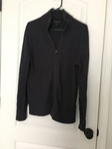 Banana Republic Men&#39;s Grayish Full Zip Sweater Jacket Size Medium - $48.11