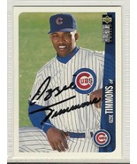 ozzie timmons signed autographed card 1996 upper deck collectors choice - $9.98