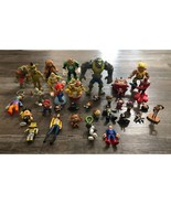 34 Piece Action Figure Mini Fig Toy Lot TMNT Batman Superman Mario FNAF + - $35.17