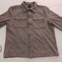 Truth By Banana Republic RN#83178 Men's L Gray Cotton Blend Jacket Shirt Pockets image 9