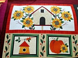 Fabric by Benartex; &quot;Harvest Song&quot; Floral Panels 2/3rds Yard each $5.50/Panel  - £4.42 GBP