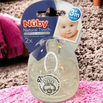 Nuby Natural Touch Infant Bottle 3+ Months Silicone Nipple Reduces Colic - $5.78