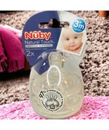 Nuby Natural Touch Infant Bottle 3+ Months Silicone Nipple Reduces Colic - $109.81 MXN