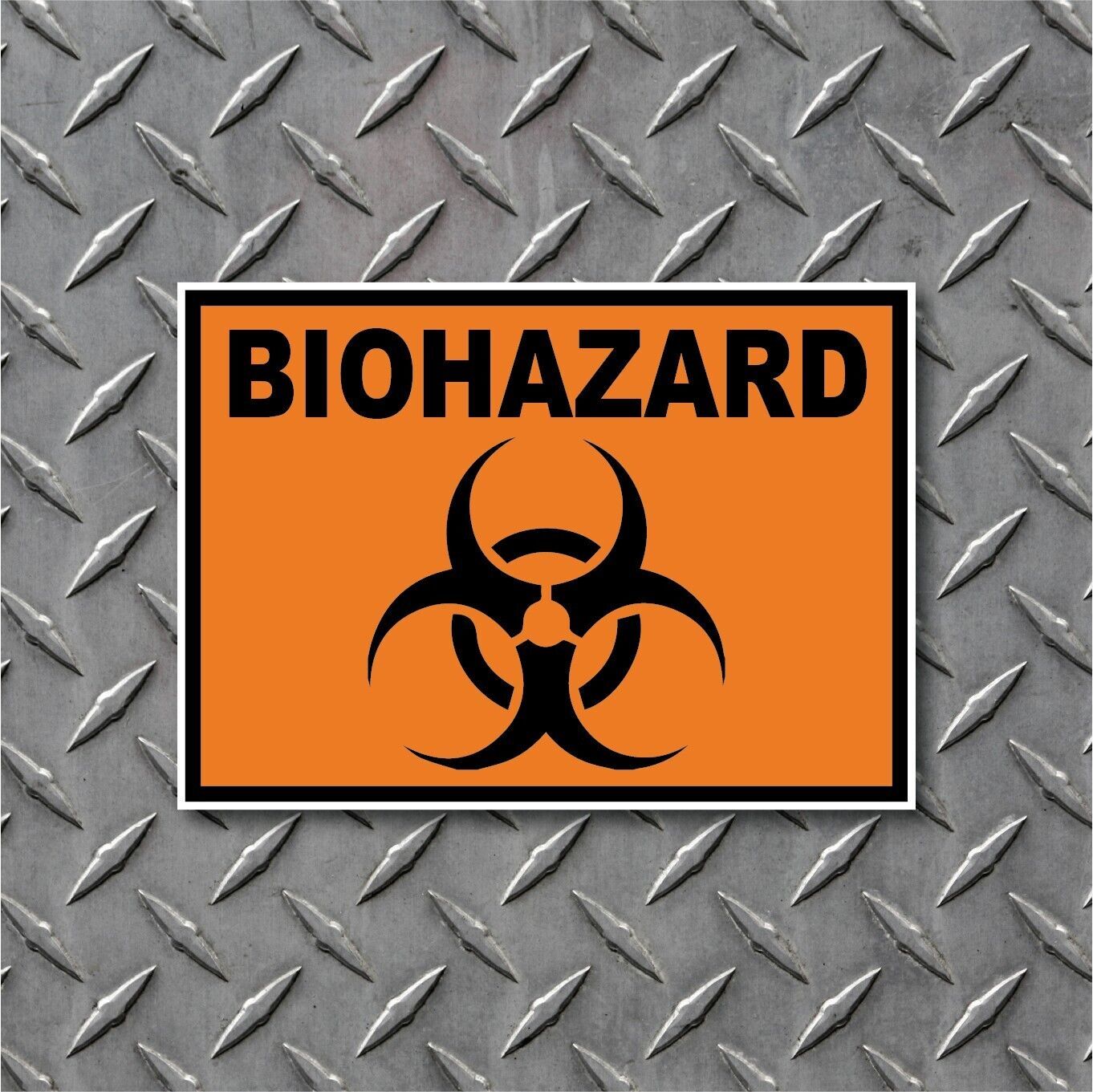BioHazard Bio-Hazard Danger Warning Vinyl Decal Indoor Outdoor High Quality - $2.48 - $11.88