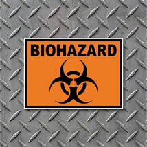 BioHazard Bio-Hazard Danger Warning Vinyl Decal Indoor Outdoor High Quality - £1.97 GBP+