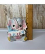 Vintage Elephant Planter Pot Holder Baby Decor Nursery MCM - $18.00