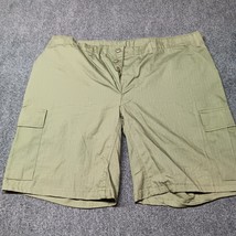 Cargo Shorts Men 40 XL Military Green Button Fly High Rise Casual 10 &quot; I... - £17.27 GBP