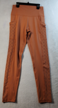 Aerie Chill Play Move Leggings Womens Size Large Brown Elastic Waist Fla... - £15.67 GBP