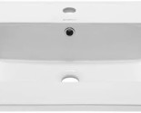 Voltaire Vanity Top Sink, Glossy White, Swiss Madison Well Made Forever,... - $208.94