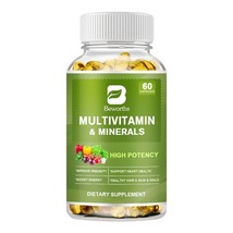 60 Capsules Multivitamin Highest Potency Daily Vitamins &amp; Minerals Supplement - £23.55 GBP