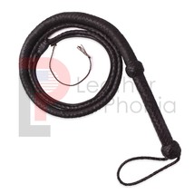 Cow Hide Leather BULL WHIP 08 Feet Long 12 Plaits Brown Indiana Jones Whip - £23.68 GBP