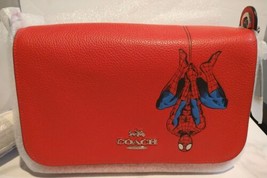 Coach X Marvel Jes Messenger Crossbody with Spider-man Shoulder Bag 2900 - £317.92 GBP