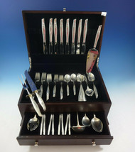 Sea Rose by Gorham Sterling Silver Flatware Set For 8 Service 63 Pieces - £3,003.22 GBP