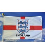 England Football Flag 3x5ft Banner polyester - $18.99