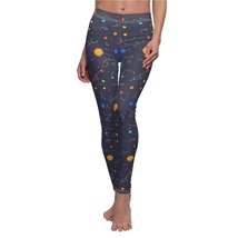 Spacy Galaxy Trend Color 2020 Model 2 Evening Blue Women&#39;s Cut &amp; Sew Casual Legg - £28.21 GBP+
