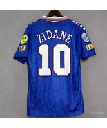 France 1996/97 Home Short Sleeve Shirt Name Set ZIDANE#10 - $35.00