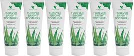 Forever Bright Toothgel With Aloe Vera NO Fluoride Mint 6 Pack 4.6oz Exp 2026 - £37.95 GBP