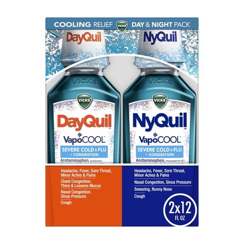 Vicks DayQuil and NyQuil VapoCOOL *10/2025* SEVERE Combo Cold &amp; Flu + Co... - $16.99