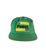 Vintage 70s Thrashed Poast BASF Spell Out Patch Trucker Hat Snapback Gre... - $453.65 MXN