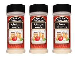 3x Spice Supreme Onion Powder Food Seasoning 1.75oz ( Fast Free Shipping! ) - £6.90 GBP
